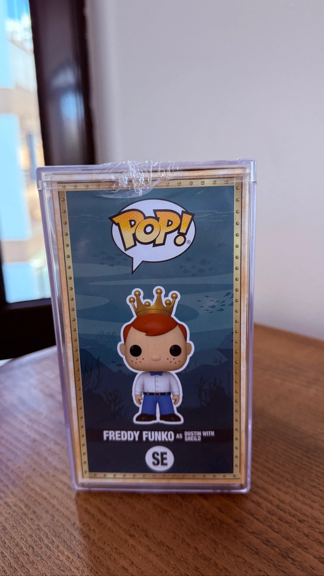 Funko pop Freddy Funko As Dustin With Sheild – photo 4